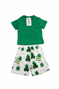 Ensemble T-shirt Manches Courtes & Short | Coton Biologique | 3-6 Ans