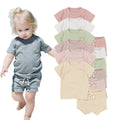 Tops and shorts sets, sizes 2 to 4 years