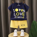 Ensemble Haut & Short Doux Bébé 1-2 Ans